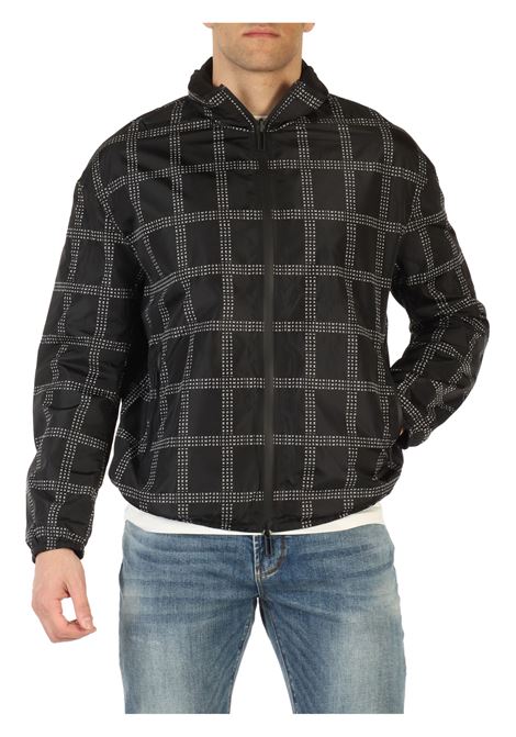 Blouson full zip reversibile in nylon pattern all over EMPORIO ARMANI | Giubbotti | 3R1BR7 1NTDZF075